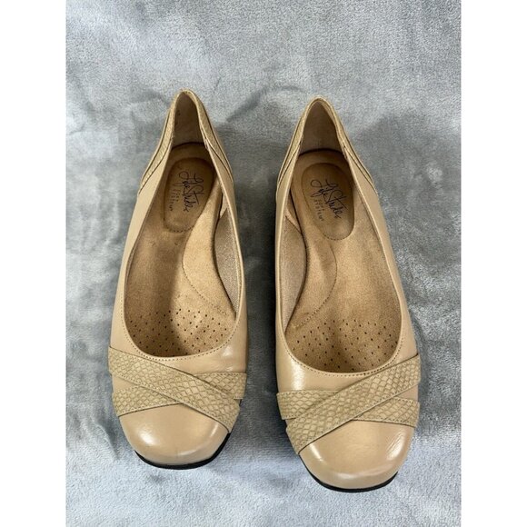 Life Stride womens shoes 9M beige soft system comfort slip on - Picture 2 of 16